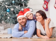 New year family photo